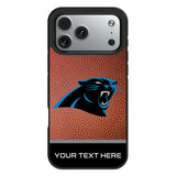 Carolina Panthers Personalized Football Bump Phone Case for Apple iPhone