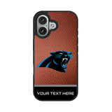 Carolina Panthers Personalized Football Bump Phone Case for Apple iPhone 17 Series