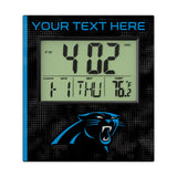 Carolina Panthers Personalized Hatch Wall Clock