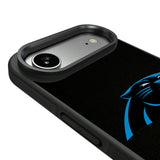 Carolina Panthers Personalized Stripe Bump Phone Case for Apple iPhone