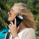 Carolina Panthers Personalized Stripe Bump Phone Case for Apple iPhone