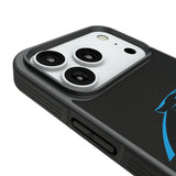 Carolina Panthers Personalized Stripe Bump Phone Case for Apple iPhone