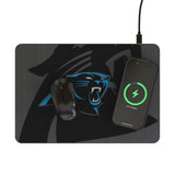 Carolina Panthers Personalized Tilt 15-Watt Wireless Charger and Mouse Pad