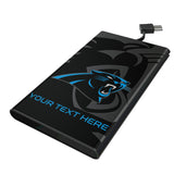 Carolina Panthers Personalized Tilt 5000mAh Flat Powerbank
