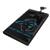 Carolina Panthers Personalized Tilt 5000mAh Flat Powerbank