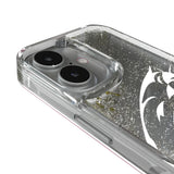 Carolina Panthers Personalized Tilt Glitter Phone Case for Apple iPhone
