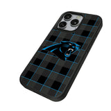 Carolina Panthers Plaid MagSafe Compatible Phone Case for Apple iPhone