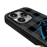 Carolina Panthers Plaid MagSafe Compatible Phone Case for Apple iPhone