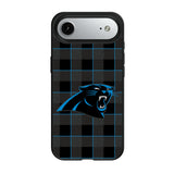 Carolina Panthers Plaid MagSafe Compatible Phone Case for Apple iPhone