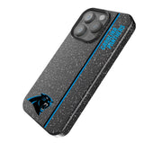 Carolina Panthers Sidebar Black Bling Phone Case for Apple iPhone