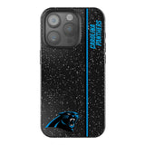 Carolina Panthers Sidebar Black Bling Phone Case for Apple iPhone