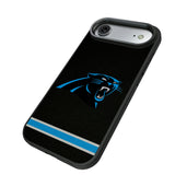 Carolina Panthers Stripe Bump Phone Case for Apple iPhone