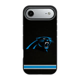 Carolina Panthers Stripe Bump Phone Case for Apple iPhone