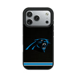 Carolina Panthers Stripe Bump Phone Case for Apple iPhone