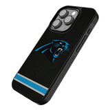 Carolina Panthers Stripe Bump Phone Case for Apple iPhone