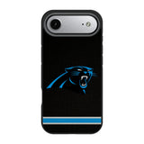 Carolina Panthers Stripe Bump Phone Case for Apple iPhone