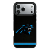 Carolina Panthers Stripe Bump Phone Case for Apple iPhone