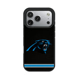 Carolina Panthers Stripe Bump Phone Case for Apple iPhone