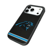 Carolina Panthers Stripe Bump Phone Case for Apple iPhone