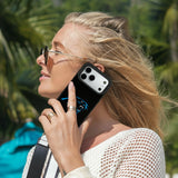 Carolina Panthers Stripe Bump Phone Case for Apple iPhone