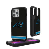 Carolina Panthers Stripe Rugged Phone Case for Apple iPhone