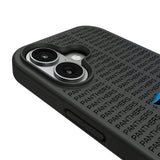 Carolina Panthers Text Backdrop Bump Phone Case for Apple iPhone