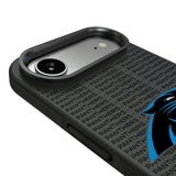Carolina Panthers Text Backdrop Bump Phone Case for Apple iPhone