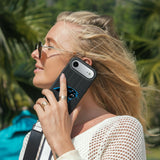 Carolina Panthers Text Backdrop Bump Phone Case for Apple iPhone