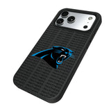 Carolina Panthers Text Backdrop Bump Phone Case for Apple iPhone