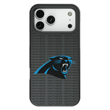 Carolina Panthers Text Backdrop Bump Phone Case for Apple iPhone