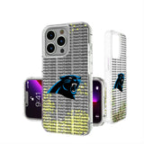 Carolina Panthers Text Backdrop Glitter Phone Case for Apple iPhone