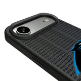 Carolina Panthers Text Backdrop MagSafe Compatible Phone Case for Apple iPhone