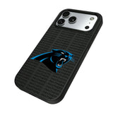 Carolina Panthers Text Backdrop MagSafe Compatible Phone Case for Apple iPhone