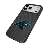 Carolina Panthers Text Backdrop MagSafe Compatible Phone Case for Apple iPhone