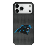 Carolina Panthers Text Backdrop MagSafe Compatible Phone Case for Apple iPhone
