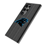 Carolina Panthers Text Backdrop MagSafe Compatible Phone Case for Samsung Galaxy