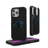Carolina Panthers Text Backdrop Rugged Phone Case for Apple iPhone