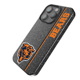 Chicago Bears 1946 Historic Collection Sidebar Black Bling Phone Case for Apple iPhone