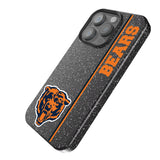 Chicago Bears 1946 Historic Collection Sidebar Black Bling Phone Case for Apple iPhone