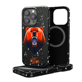 Chicago Bears Deco Black Bling Phone Case for Apple iPhone