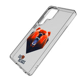 Chicago Bears Deco Clear Phone Case for Samsung Galaxy