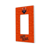 Chicago Bears Deco Hidden-Screw Light Switch Plate