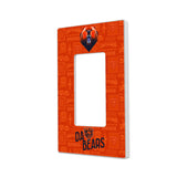 Chicago Bears Deco Hidden-Screw Light Switch Plate