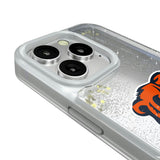 Chicago Bears Linen Glitter Phone Case for Apple iPhone