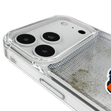 Chicago Bears Linen Glitter Phone Case for Apple iPhone