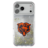 Chicago Bears Linen Glitter Phone Case for Apple iPhone