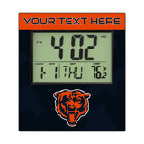 Chicago Bears Personalized Color Block Wall Clock