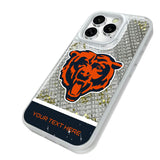 Chicago Bears Personalized EndZone Plus Glitter Phone Case for Apple iPhone