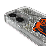 Chicago Bears Personalized EndZone Plus Glitter Phone Case for Apple iPhone