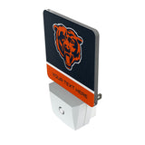 Chicago Bears Personalized Endzone Solid Night Light 2-Pack